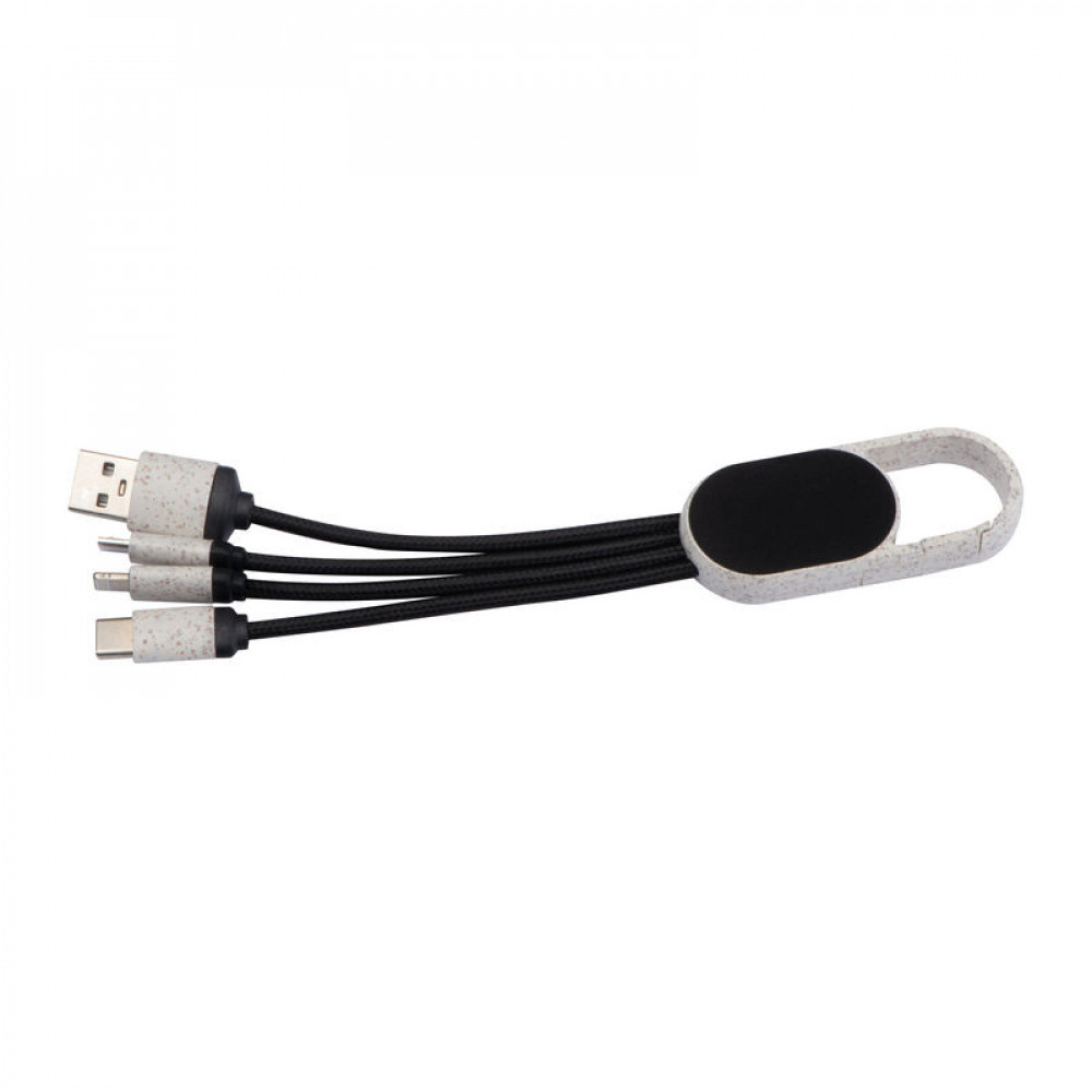 3 in 1 Wheatstraw Charging Cable