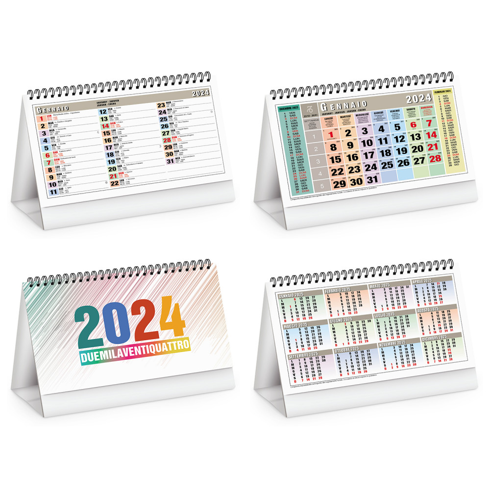 Calendario Da Tavolo Multicolor Calendario Da Tavolo Multicolor