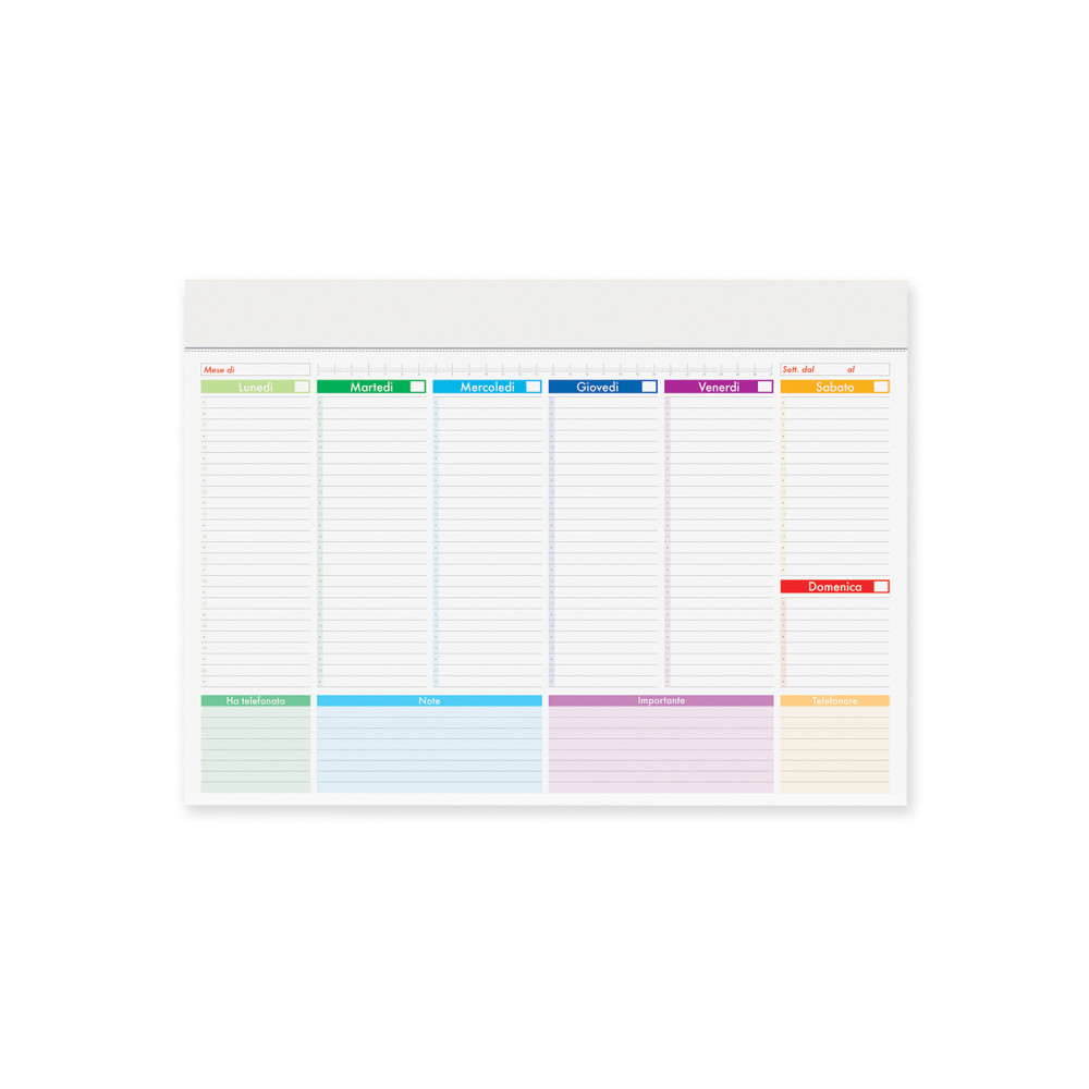 Mini Planning Multicolor
