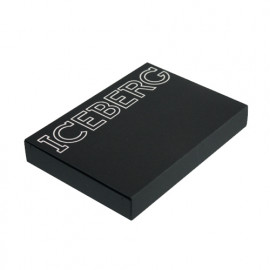 Pocket notebook in black leather