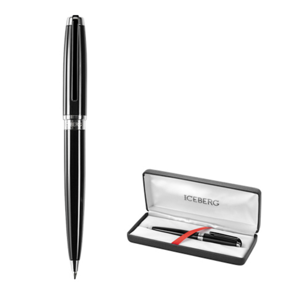 Leather ballpoint pen with twist opening Leather ballpoint pen with twist opening
