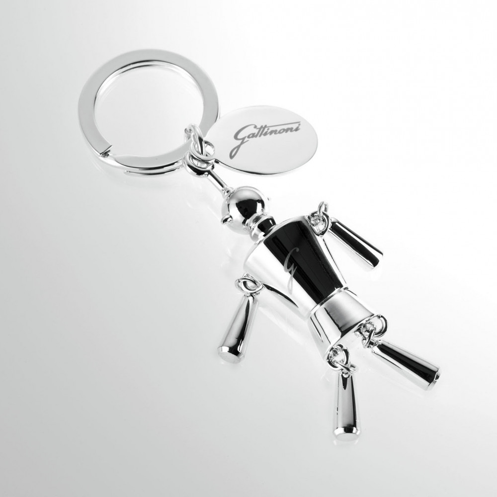 Silver plated key ring Silver plated key ring