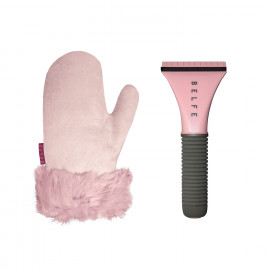 Fashion car set, glove and scraper