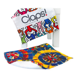 Kit consisting of 2 Made in Italy towels with full colour print.