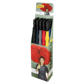 DISPLAY BOX windproof golfparaplu 20 stuks