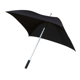 FALCONE - Vierkante paraplu - Handopening - Windproof -  130 cm - Zwart