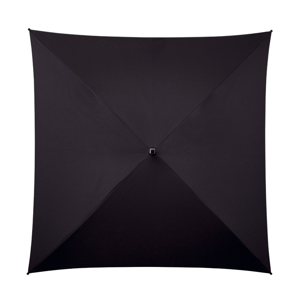 FALCONE - Vierkante paraplu - Handopening - Windproof -  130 cm - Zwart