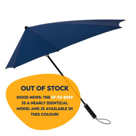 STORMaxi - Аеродинамичен чадър против буря - Ръчен - Ветроустойчив - 92 см - Червен