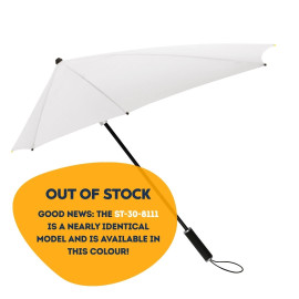 STORMaxi - Аеродинамичен чадър против буря - Ръчен - Ветроустойчив - 92 см - Червен