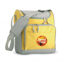 Cooler bag with front pocket