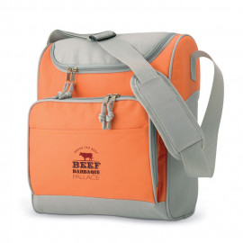 Cooler bag with front pocket