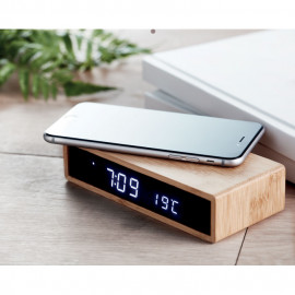 Wireless charger in bamboo