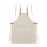 Organic cotton apron 340 gr/m²
