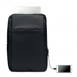 Computer backpack in 300D RPET