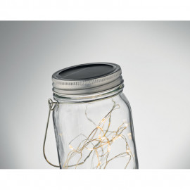 Solar mason jar outdoor lamp