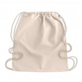 Organic cotton drawstring bag