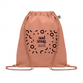 Organic cotton drawstring bag