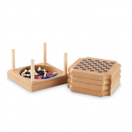 4-piece coaster game set
