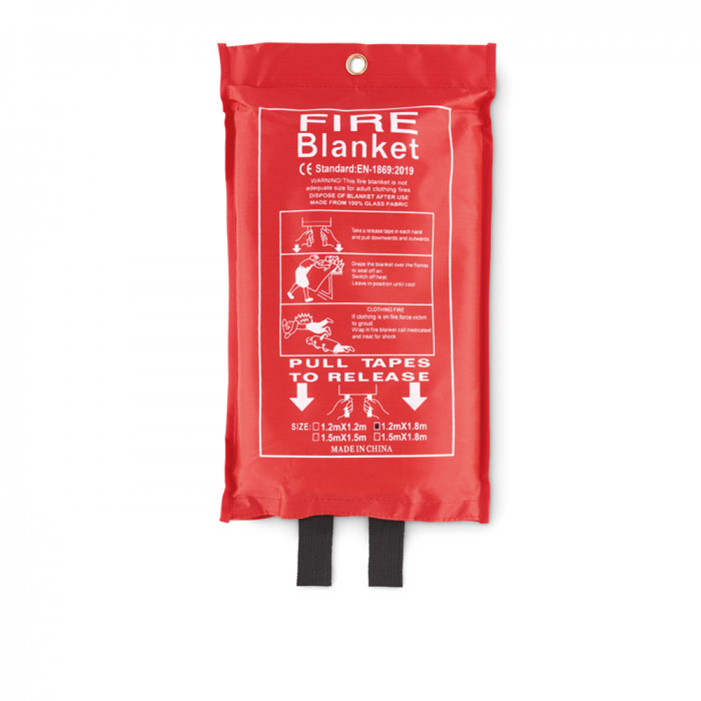 Fire blanket in a PVC pouch Fire blanket in a PVC pouch