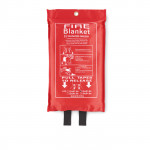 Fire blanket in a PVC pouch