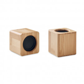 Set of Bamboo wireless speaker