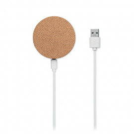 Round wireless charging pad