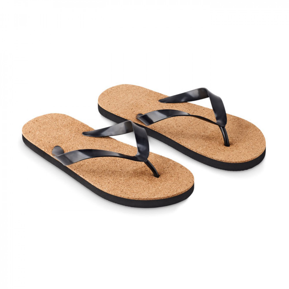 Cork beach slippers L Cork beach slippers L