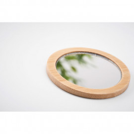 Огледало за гримиране от бамбук "Мелани"