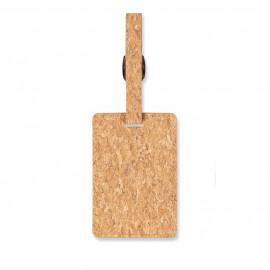 Cork luggage tag