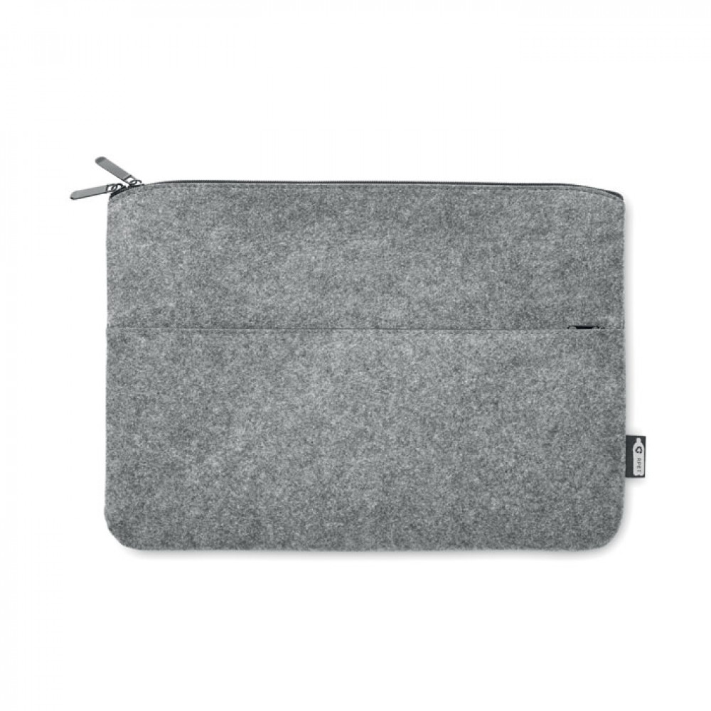 RPET felt zipped laptop bag RPET felt zipped laptop bag