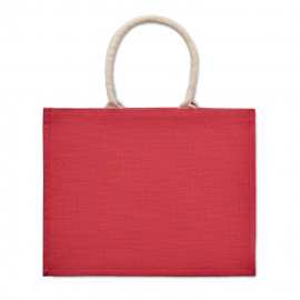Jute bag with cotton paddle