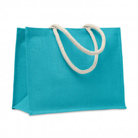 Jute bag with cotton paddle