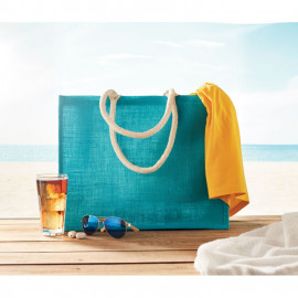 Jute bag with cotton paddle