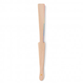 Rainbow wooden hand fan Rainbow wooden hand fan