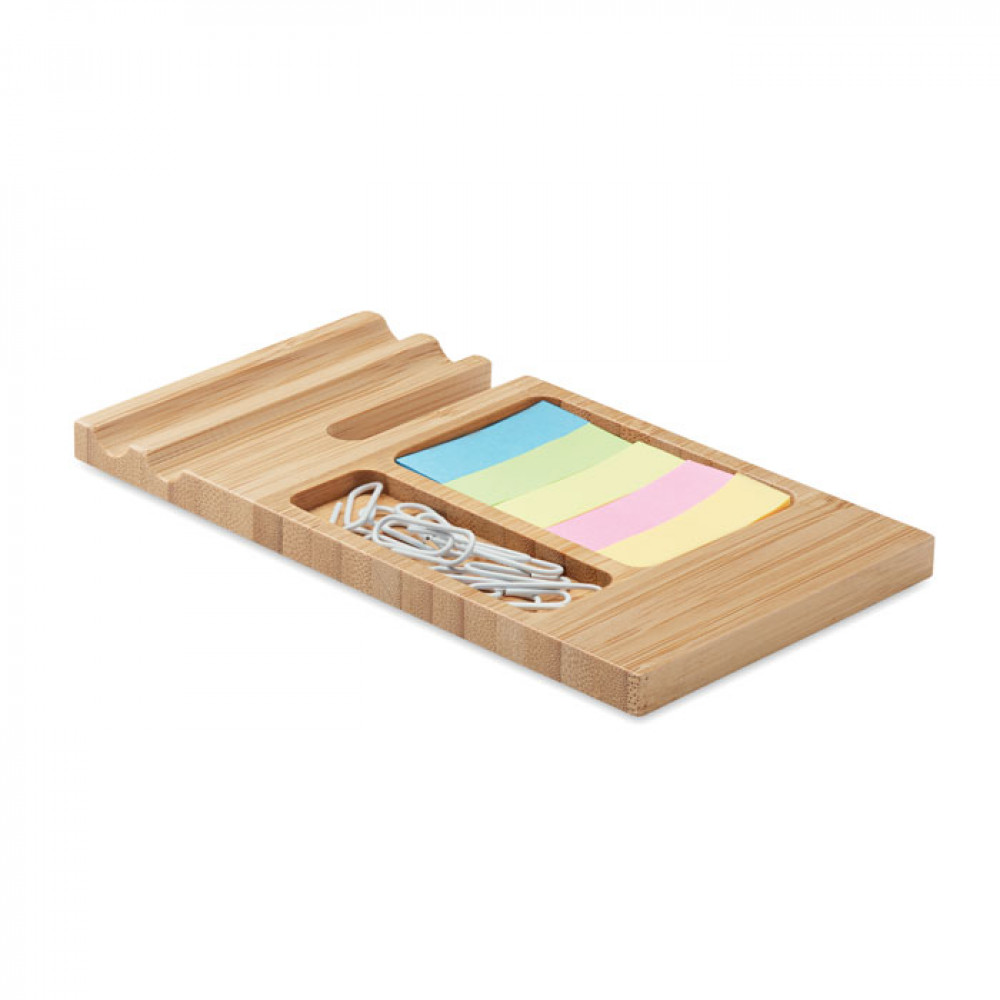 Bamboo desk phone stand Bamboo desk phone stand