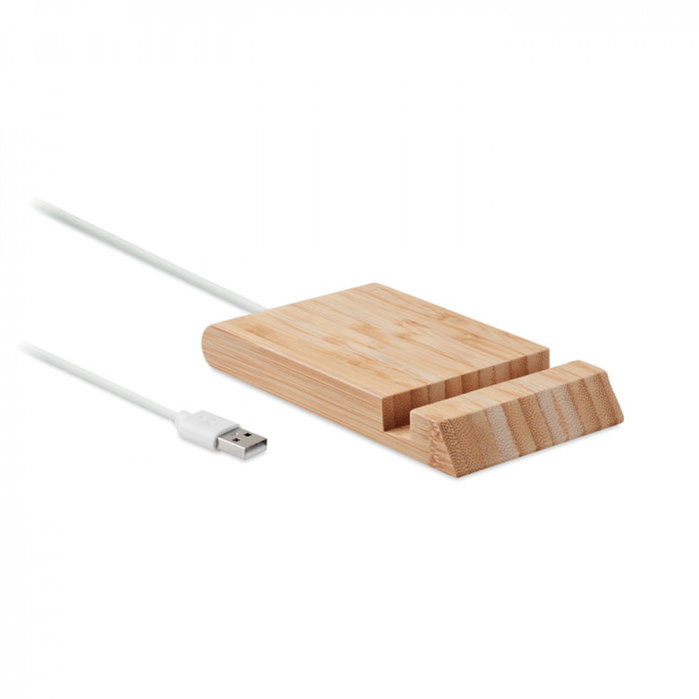 Bamboo wireless charger 10W Bamboo wireless charger 10W