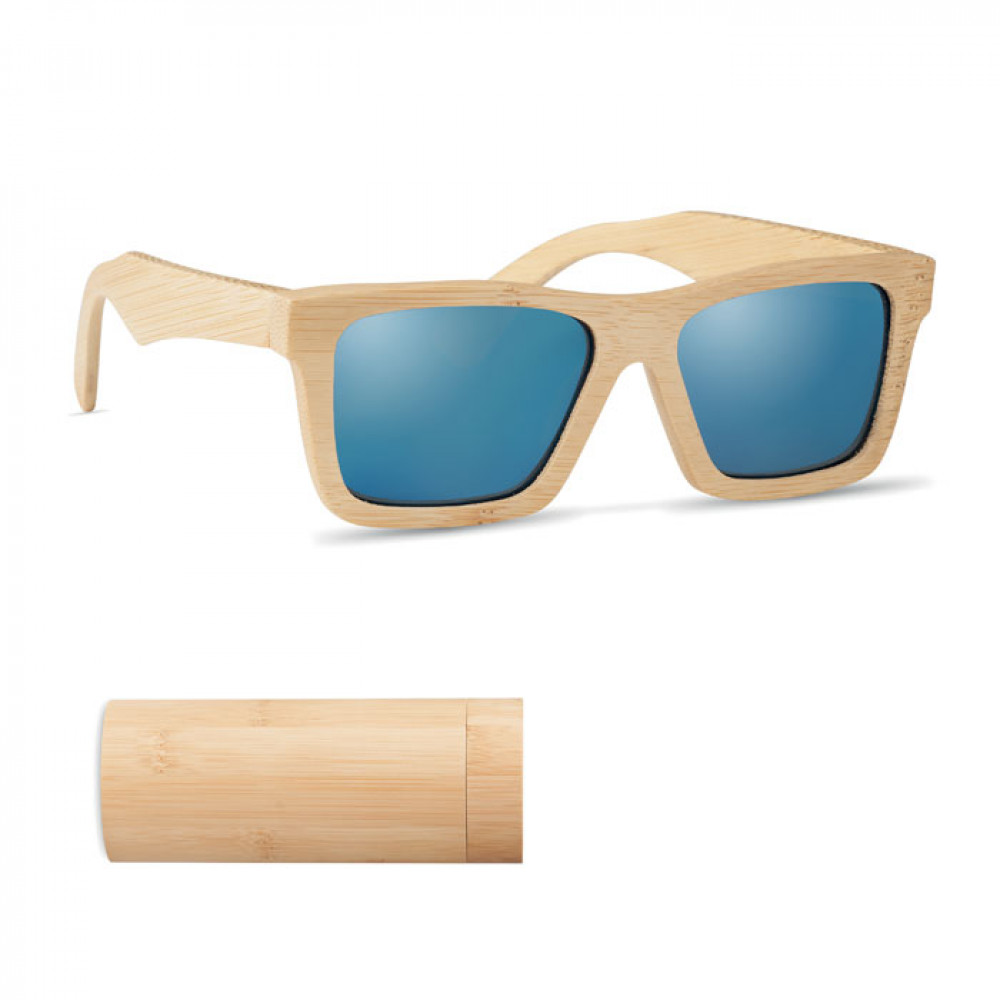 Sunglasses in bamboo with case Sunglasses in bamboo with case