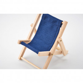 Deckchair-shaped phone stand