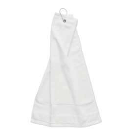 Cotton golf towel with hanger