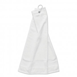 Cotton golf towel with hanger