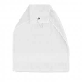 Cotton golf towel with hanger