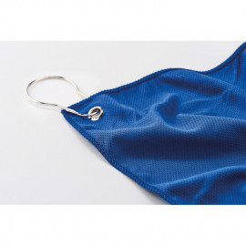 RPET golf towel with hook clip