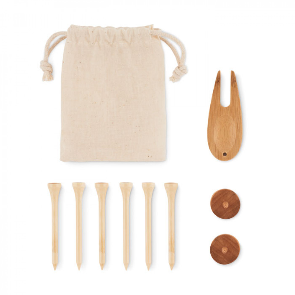 Golf accessories set in pouch Golf accessories set in pouch