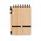 A6 bamboo notepad set