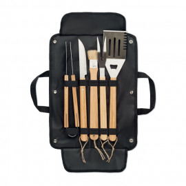 4 BBQ tools in pouch