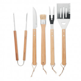 4 BBQ tools in pouch