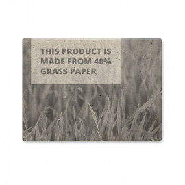 Sticky notes grass paper