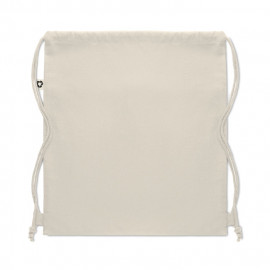 Recylced cotton drawstring bag