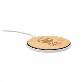 wireless charger 10W in bamboo