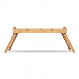 Foldable bamboo tray